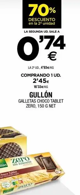 BM Supermercados Galletas de chocolate gullón oferta