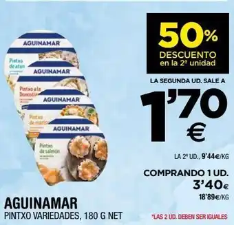 BM Supermercados Pintxo de marisco aguinamar oferta
