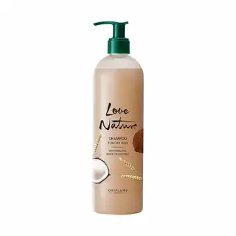 Oriflame Champú para cabello seco con trigo y coco orgánicos love nature oferta