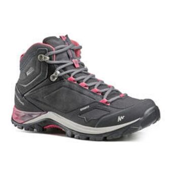 Decathlon Botas de montaña y trekking impermeables mujer quechua mh500 gris oferta
