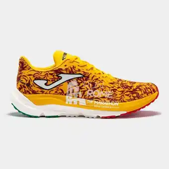 Joma Zapatillas running r.supercross 23 maratón de roma unisex granate amarillo oferta