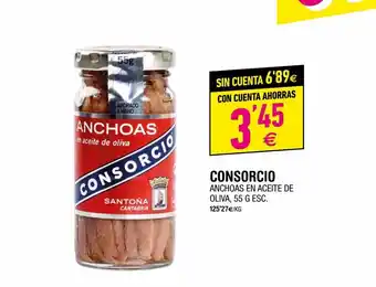 BM Supermercados Anchoas en aceite consorcio oferta