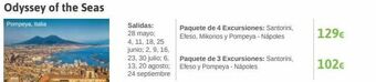 Viajes El Corte Inglés Odyssey of the seas pompeya, italia salidas: 28 mayo 4, 11, 18, 25 junio 2, 9, 16, 23, 30 julio 6, 13, 20 agosto 24 sept oferta