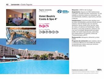 Viajes El Corte Inglés 42 lanzarote - costa teguise teguise. lanzarote. c/ atalaya, 3. hotel beatriz costa & spa 4* nuestros ventojas servicios oferta