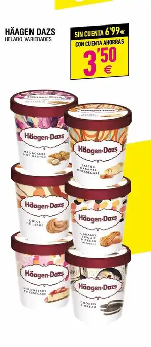 BM Supermercados Helados häagen-dazs oferta