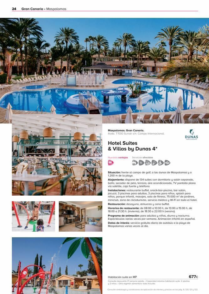 Viajes El Corte Inglés 24 gran canaria. maspalomas  sintomim  cheese  fruits  1  maspalomas. gran canaria.  avda. ttoo sunair s/n. campo internacion oferta