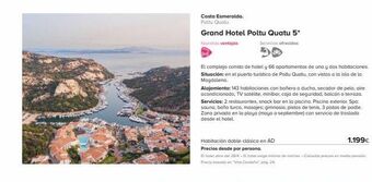 Viajes El Corte Inglés Costa esmeralda. poltu quatu grand hotel poltu quatu 5* nuestras ventajas servicios ofrecidos el complejo consta de hotel oferta