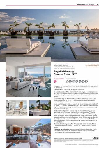 Viajes El Corte Inglés Kterzova junior suite vistu mar frontal 53 costa adeje. tenerife. avda. virgen de guadalupe, 21. playa de la enramada. la oferta