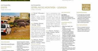 Viajes El Corte Inglés Extensión sinya 3 dias / 2 noches salidas 2023 salidas diarias desde kilimanjaro. nuestro precio incluye sabila de kilim oferta