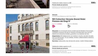 Viajes El Corte Inglés Lage  meses  habitación doble classic en ad  precios desde por persona.  habitación de la posibilidad de alojamiento para 3 p oferta