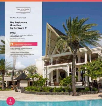 Viajes El Corte Inglés Belle mare. coastal road.  the residence mauritius  by co  the residence mauritius  by cenizaro 5*  3.030€  precio desde por  oferta