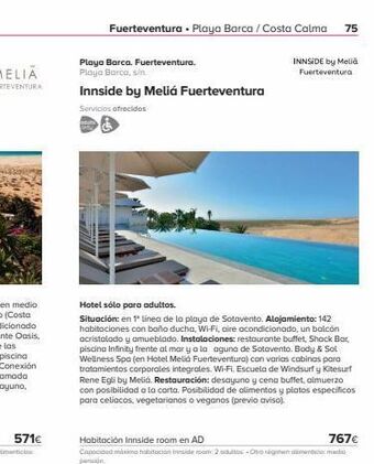 Viajes El Corte Inglés Fuerteventura - playa barca/costa calma 75  playa barca. fuerteventura. playa barca, s/n.  innside by meliá fuerteventura ser oferta