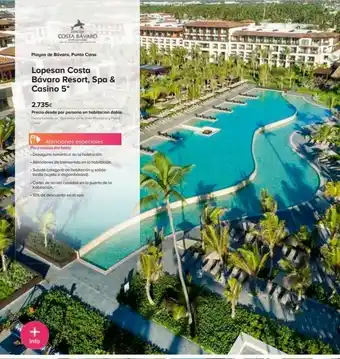 Viajes El Corte Inglés Zoran costa bavaro e playas de bávaro, punta cana lopesan costa bávaro resort, spa & casino 5* 2.735€ precio desde por p oferta