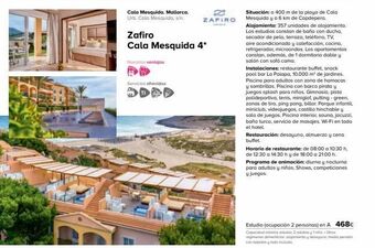 Viajes El Corte Inglés Playa snack oferta