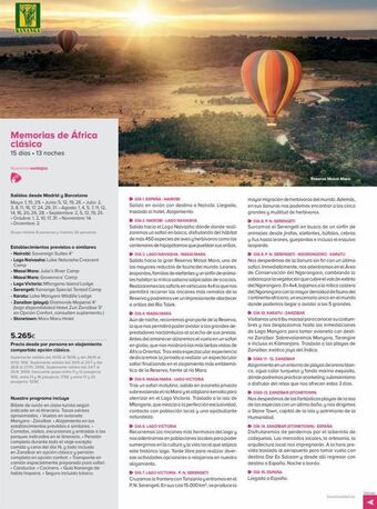 Viajes El Corte Inglés Kananga memorias de áfrica clásico 15 días. 13 noches nuestras ventajas salidas desde madrid y barcelona mayo: 1, 15, 29. oferta