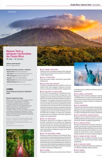 Viajes El Corte Inglés Volcon arenal nueva york y parques nacionales de costa rica 15 días. 13 noches salidas desde españa diarias, excepto vieme oferta
