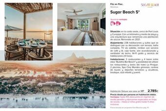 Viajes El Corte Inglés Hub. deluxe sea view flic en flac. wolmar. sugar beach 5* nuestros ventajas sugar beach situación: en la costa oeste, c oferta