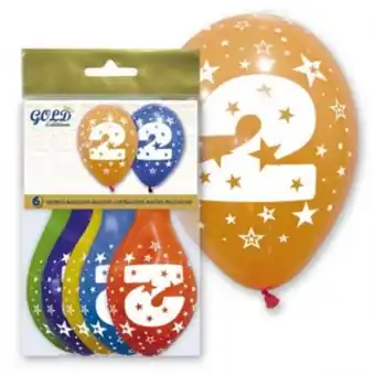 EurekaKids 6 globos número 2 oferta