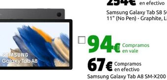 CeX Samsung galaxy tab a8 sm-x200 32gb 10.5 gris, wifi a oferta