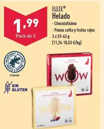 ALDI FLETEⓇ Helado oferta