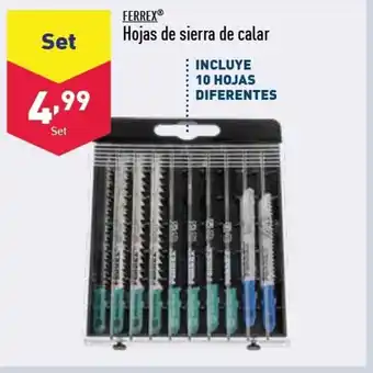 ALDI FERREXⓇ Hojas de sierra de calar oferta