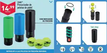 ALDI CRANEⓇ Presurizador de pelotas de pádel oferta