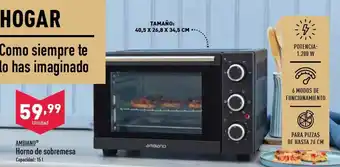ALDI AMBIANOⓇ Horno de sobremesa oferta