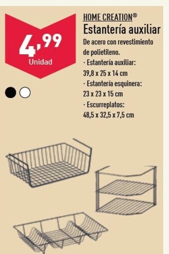 ALDI HOME CREATIONⓇ Estantería auxiliar oferta