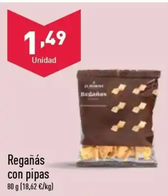 ALDI Regañás con pipas 80 g oferta