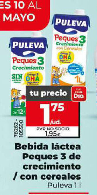Dia Bebida láctea Peques 3 de crecimiento / con cereales oferta
