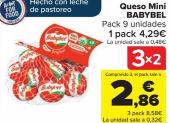 Carrefour Queso Mini BABYBEL oferta