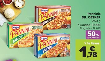 Carrefour Panninis DR. OETKER 250 g oferta