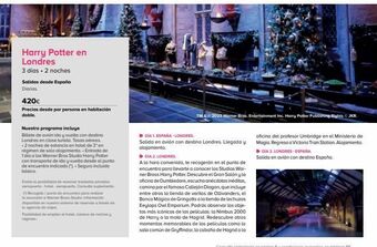 Viajes El Corte Inglés Harry potter en londres 3 días. 2 noches salidas desde españa diarias 420€ precios desde por persona en habitación doble. oferta