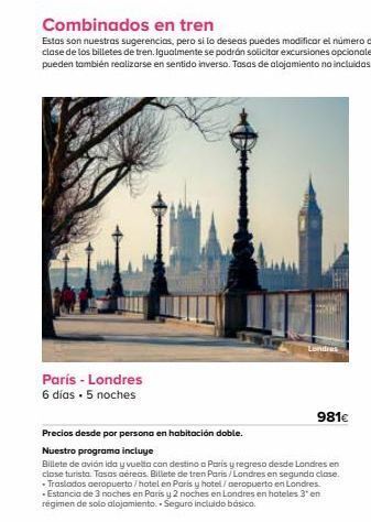 Viajes El Corte Inglés Destinos parís oferta