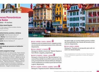 Viajes El Corte Inglés Trenes panorámicos de suiza 5 días • 4 noches salidas desde españa del 11 de mayo al 14 de octubre: diarias (excepto vieme oferta