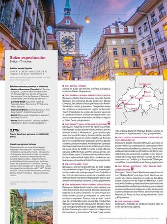 Viajes El Corte Inglés Suiza espectacular 8 días. 7 noches salidas desde españa junio: 4, 11, 18, 25-julio: 2, 9, 16, 23, 30 agosto: 6, 13, 20, 27 oferta