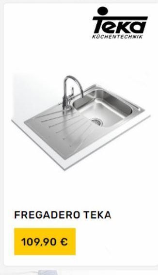 Ideal Bricolaje Fregadero teka oferta