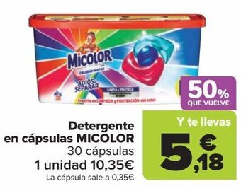Carrefour Detergente en cápsulas micolor oferta
