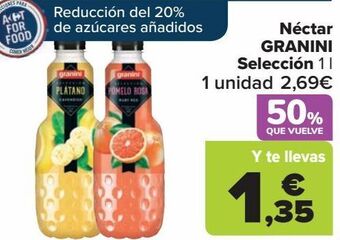 Carrefour Néctar granini selección oferta