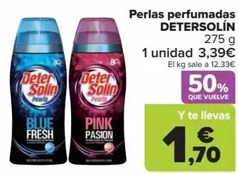 Carrefour Perlas perfumadas detersolín oferta