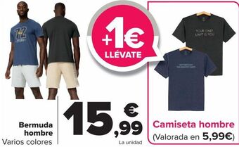 Carrefour Bermuda hombre oferta