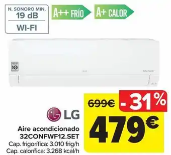 Carrefour Lg aire acondicionado 32confwf12.set oferta