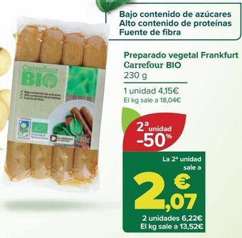 Carrefour Preparado vegetal frankfurt carrefour bio oferta