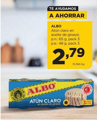 Alimerka Atún claro albo oferta