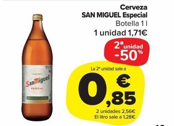 Carrefour Market Cerveza san miguel especial oferta