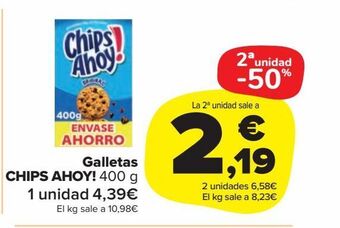 Carrefour Market Galletas chips ahoy! oferta