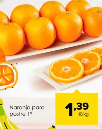 Autoservicios Familia Naranja para postre oferta