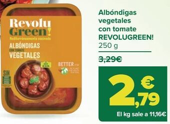 Carrefour Albóndigas vegetales con tomate revolugreen! oferta