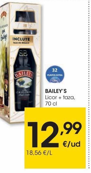 Eroski Baileys licor + taza 70 cl oferta