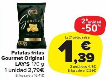 Carrefour Market Patatas fritas gourmet original lay's oferta